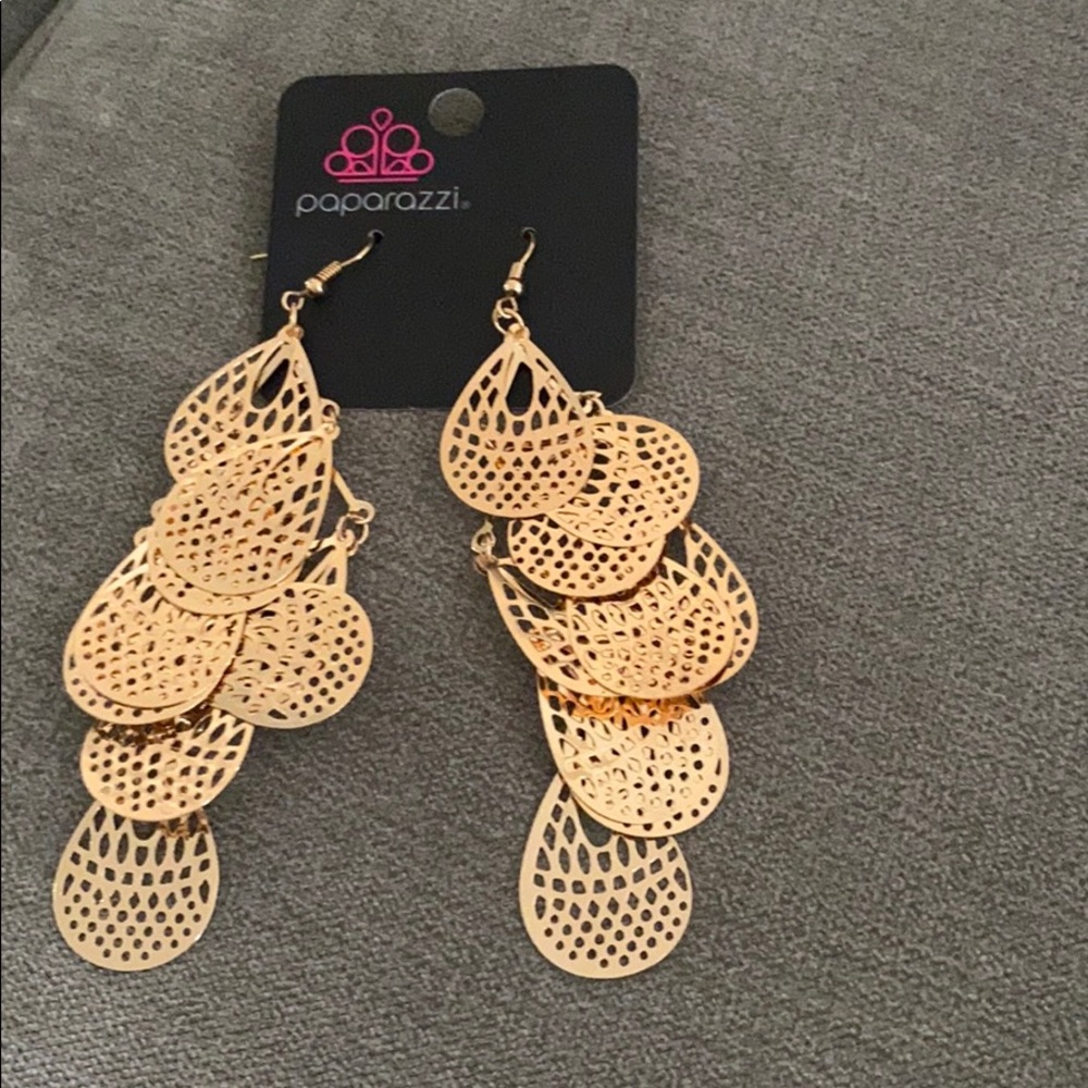 Golden earrings